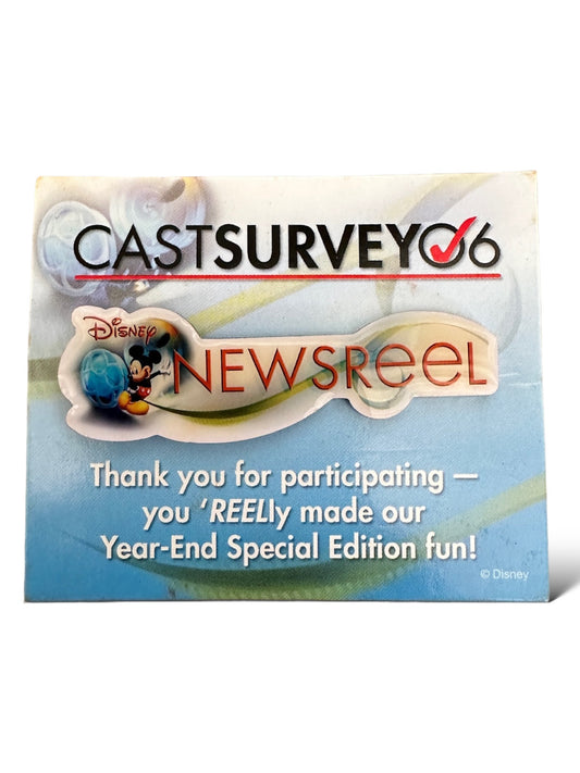 DEC Cast Survey News Reel Pin