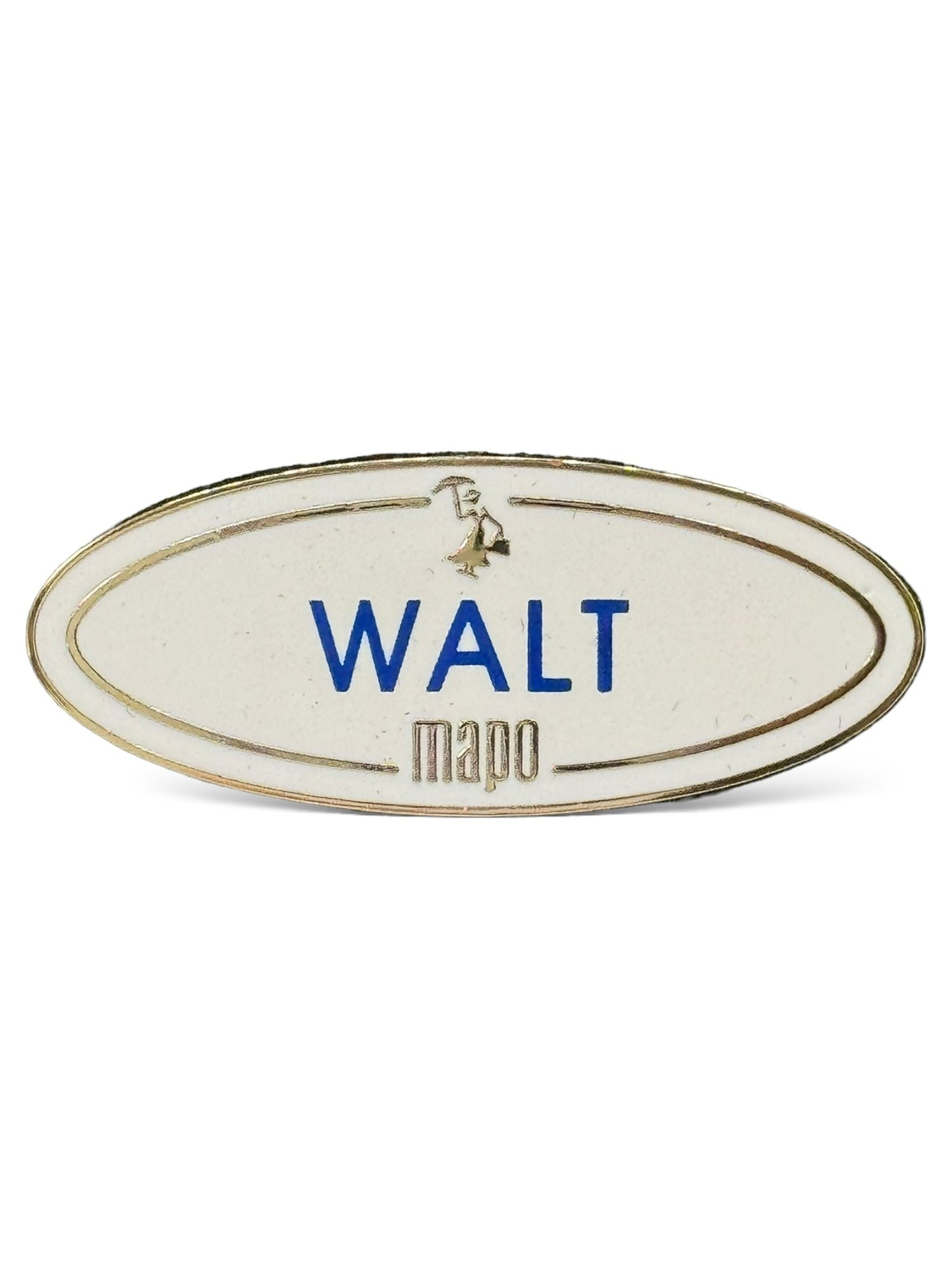 WDI MAPO Skinny Walt Name Tag Pin