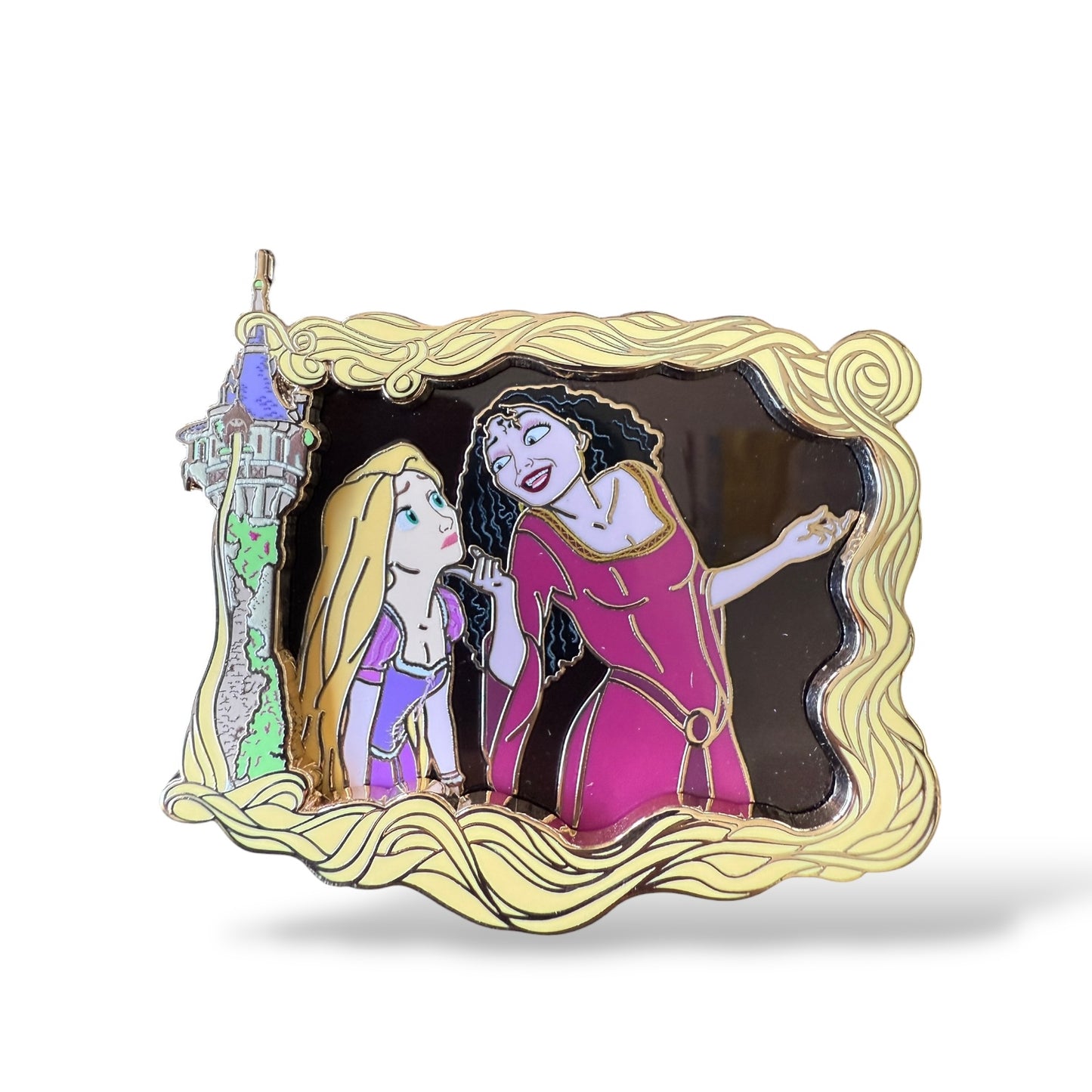 DEC Tangled 15th Anniversary Series Mother Gothel and Rapunzel Mother Knows Best Pin