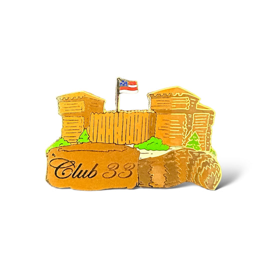 Club 33 Salutes Disneyland Frontierland Fort Wilderness Pin
