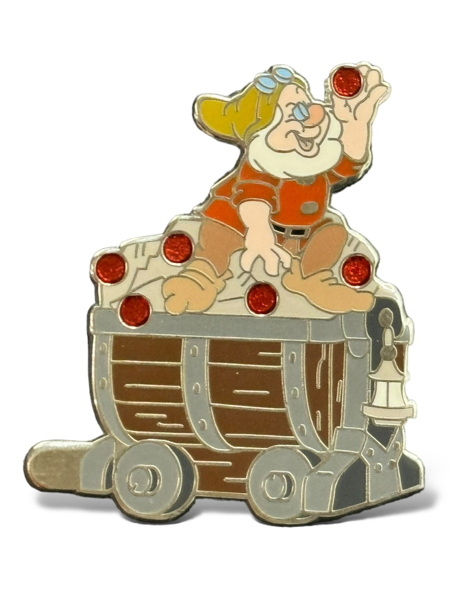Disney Parks Snow White and the Seven Dwarfs Mine Car Train Mystery Doc Pin