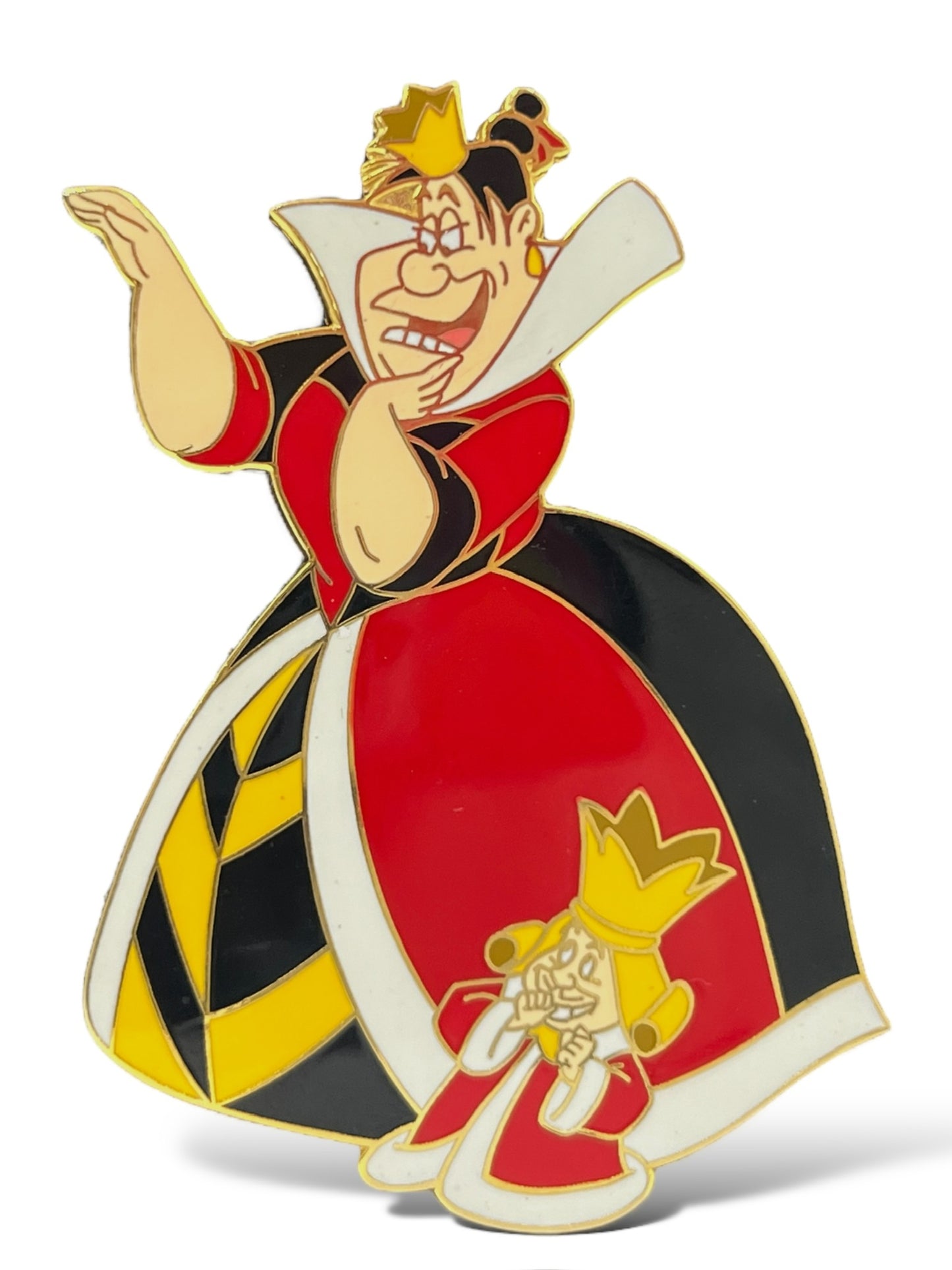 Disney Parks Alice in Wonderland Framed Set Queen & King of Hearts Pin
