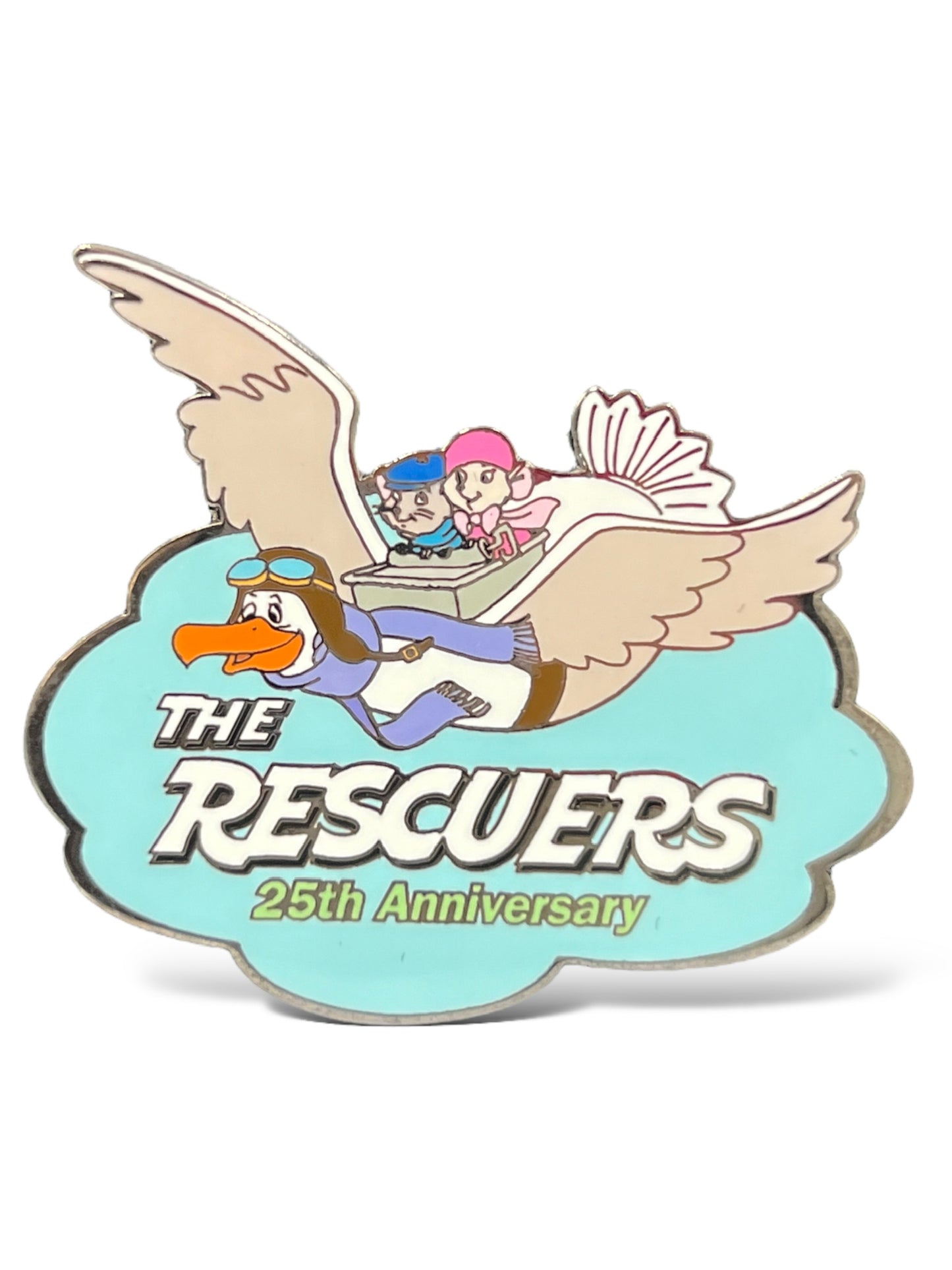 Disney Auctions 25th Anniversary The Rescuers Orville, Bernard, and Bianca Pin