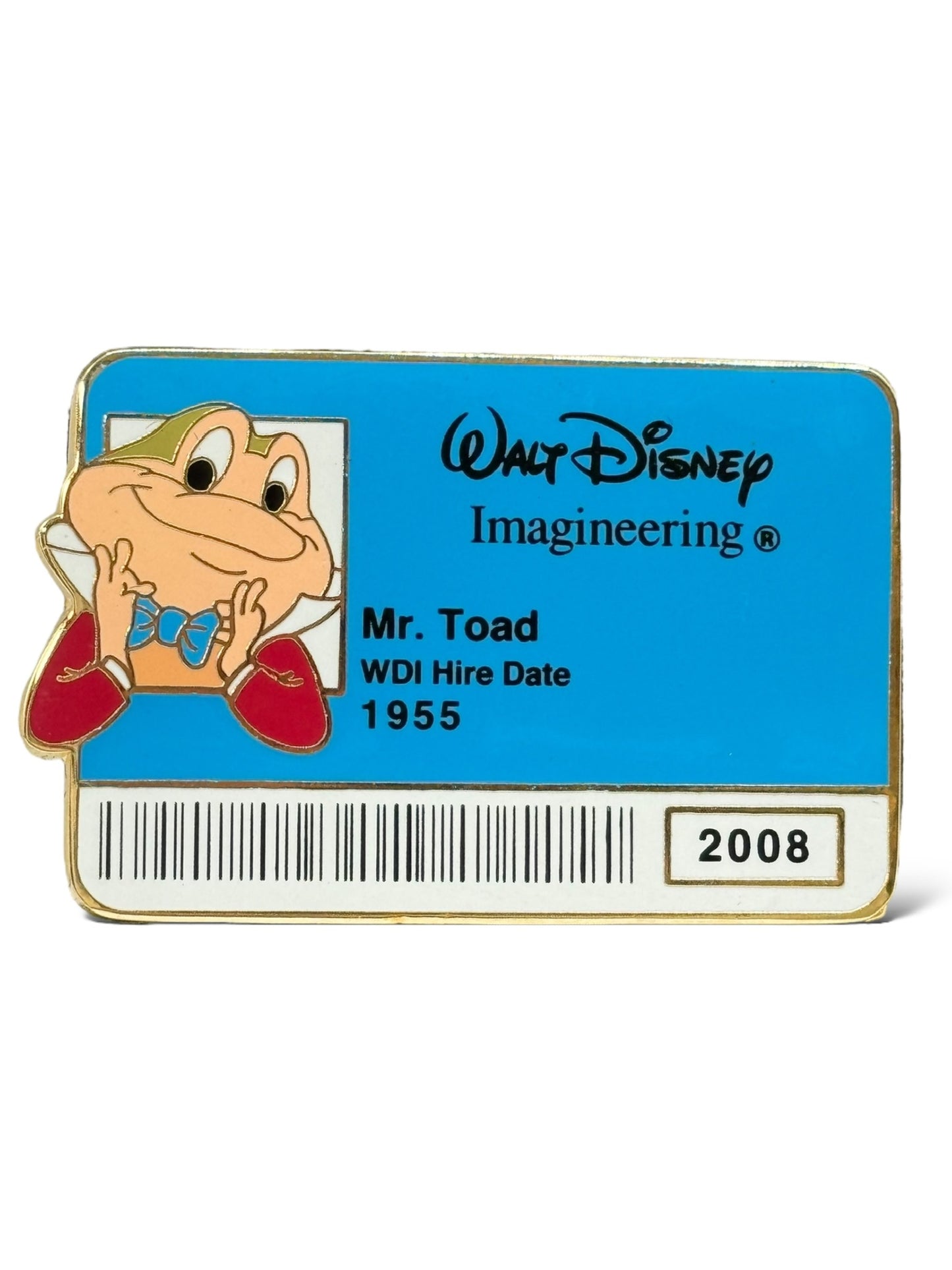WDI Identification Badge Mr. Toad Pin