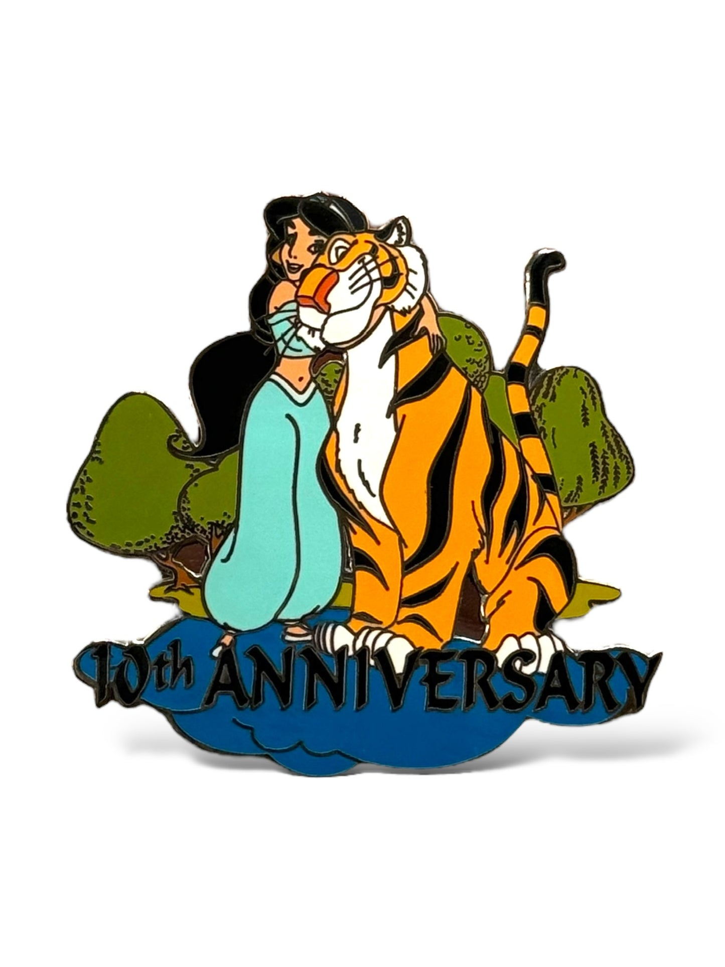 Disney Auctions Aladdin 10th Anniversary Jasmine and Rajah Pin