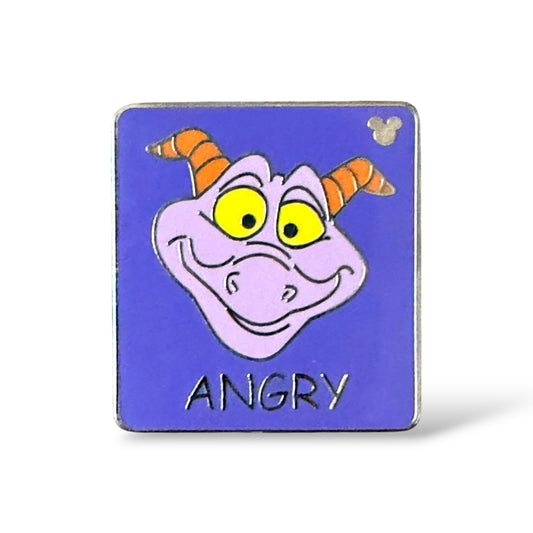 Cast Lanyard Figment Emotions Angry Hidden Mickey Pin