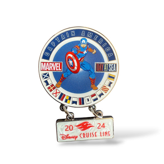 DCL Marvel Day at Sea 2024 Captain America Pin