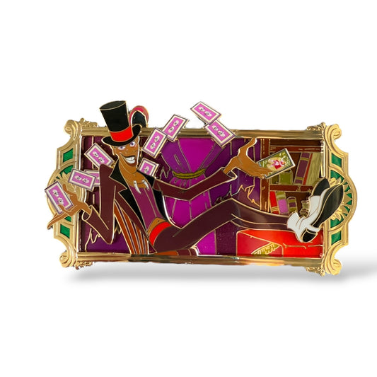 WDI Princess and the Frog 15th Anniversary Dr. Facilier Fortune and Fate Cards Jumbo Pin