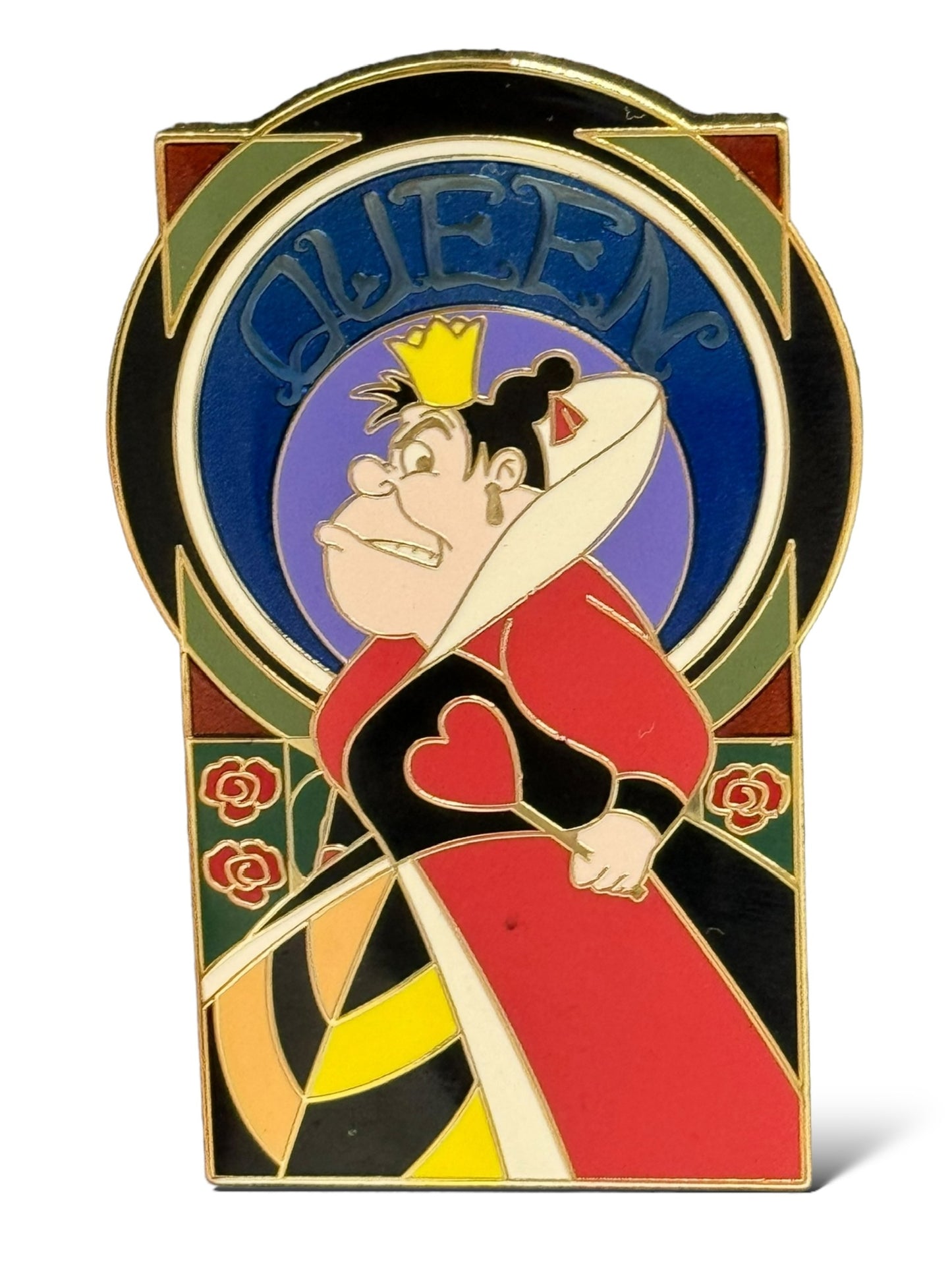 *Damaged* Disney Shopping Disney Villain Portraits Queen of Hearts Pin