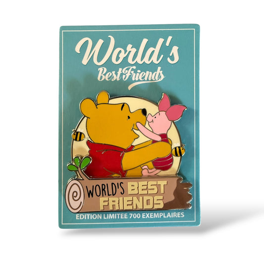 DLRP Worlds Best Friends Pooh and Piglet Pin