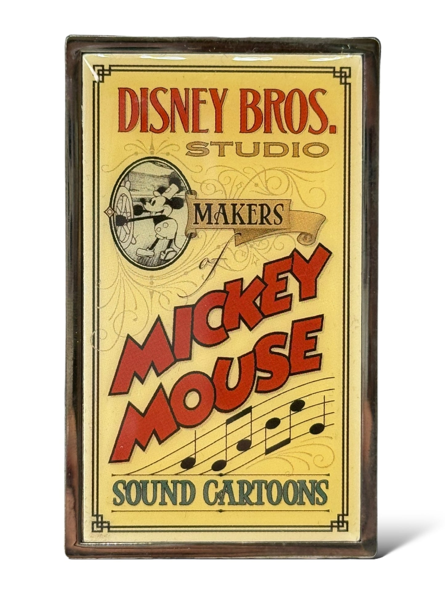WDI Disney Bros. Studio Poster Steamboat Willie Pin