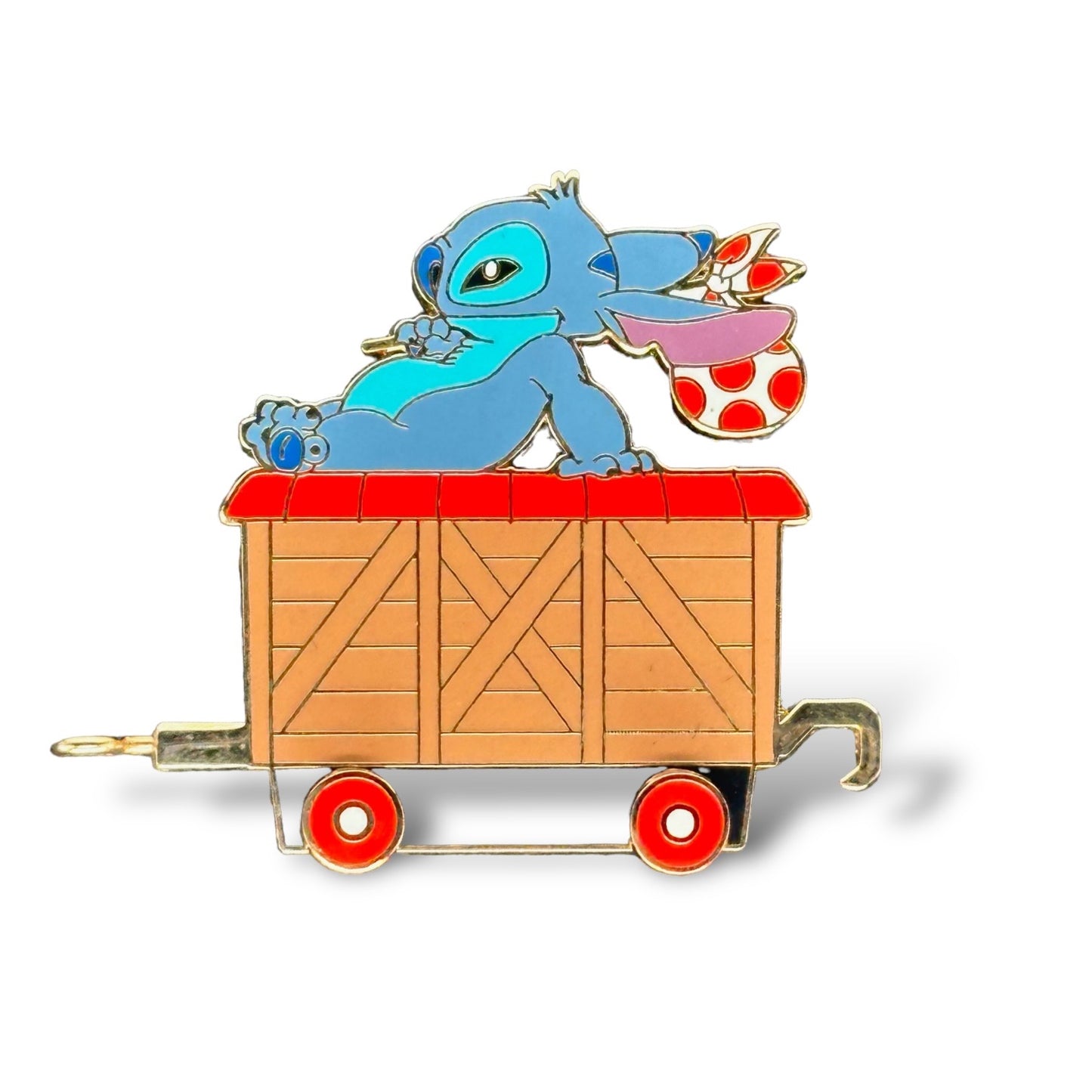 WDW Gold Card Character Train Box Car Stitch Pin
