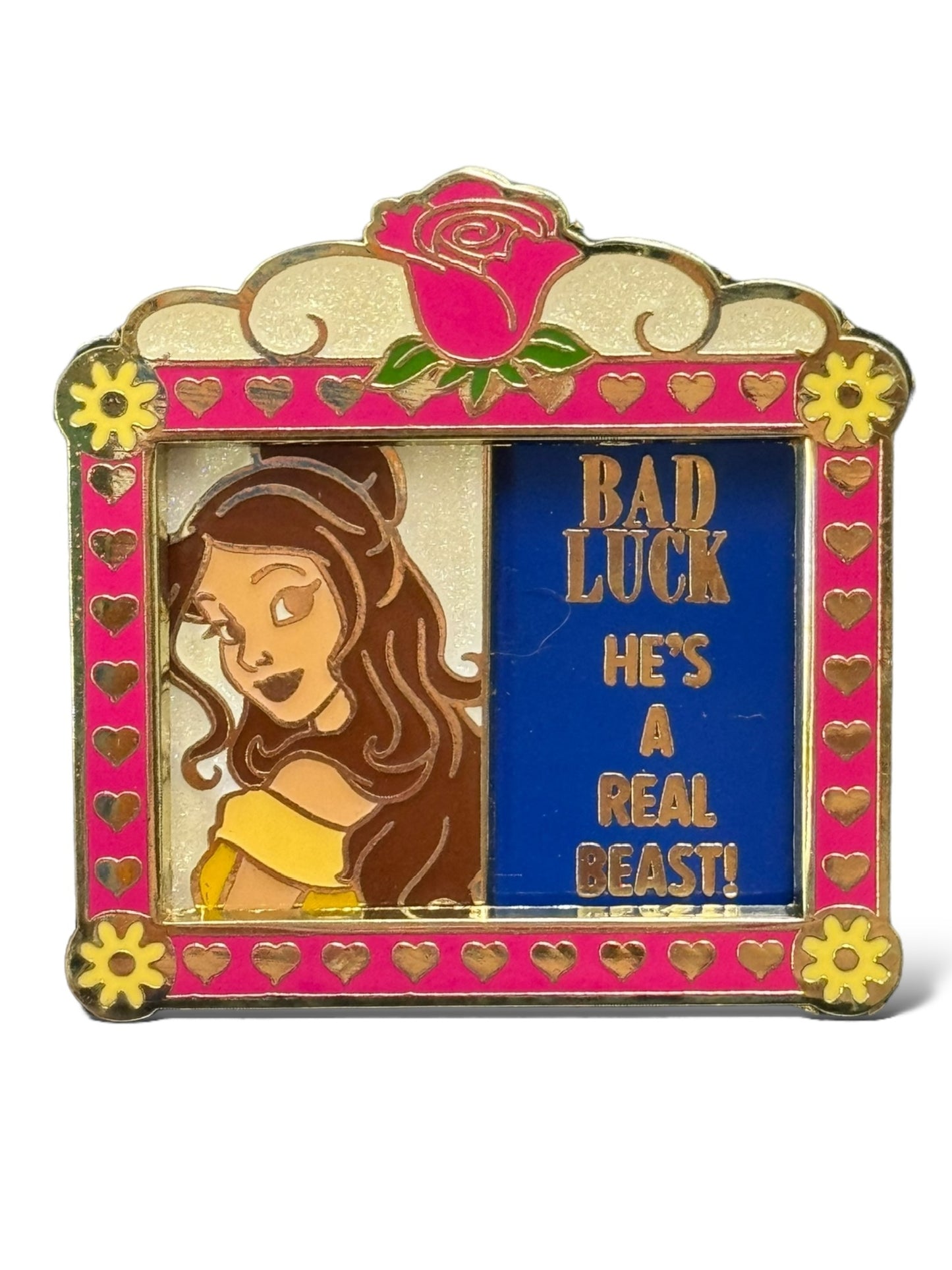 WDW Good Luck, Bad Luck Belle Slider Pin