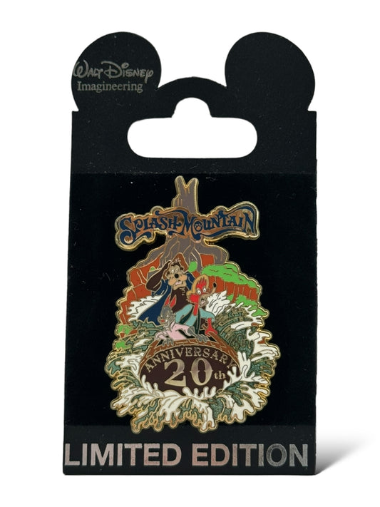 WDI 20th Anniversary Splash Mountain Pin