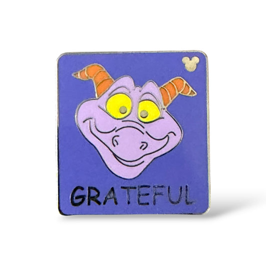 Cast Lanyard Figment Emotions Grateful Completer Hidden Mickey Pin