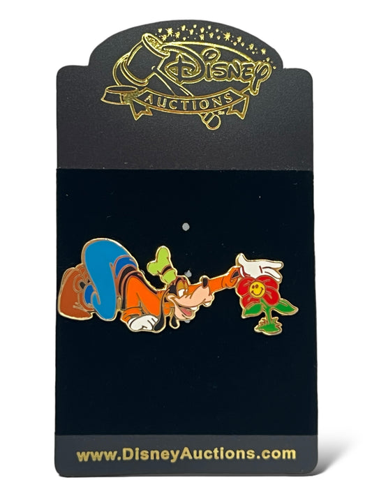Disney Auctions Goofy with Flower Pin