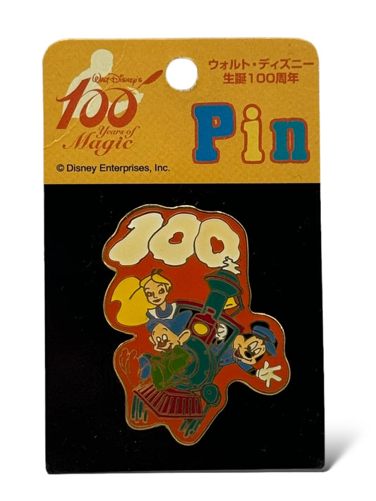 JDS 100 Years of Magic Train Mickey, Alice and Dopey Pin