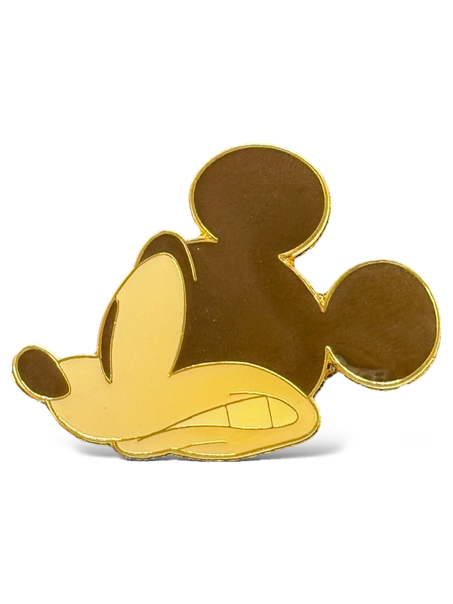Artist Proof Mickey Faces Nervous Gold Metal Pin