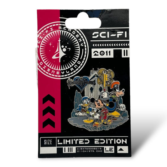 DLR Sci-Fi Academy Kingdom Hearts Mickey, Goofy, and Donald Pin