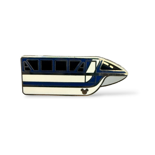 Cast Lanyard DLR Monorail Dark Blue Hidden Mickey Pin