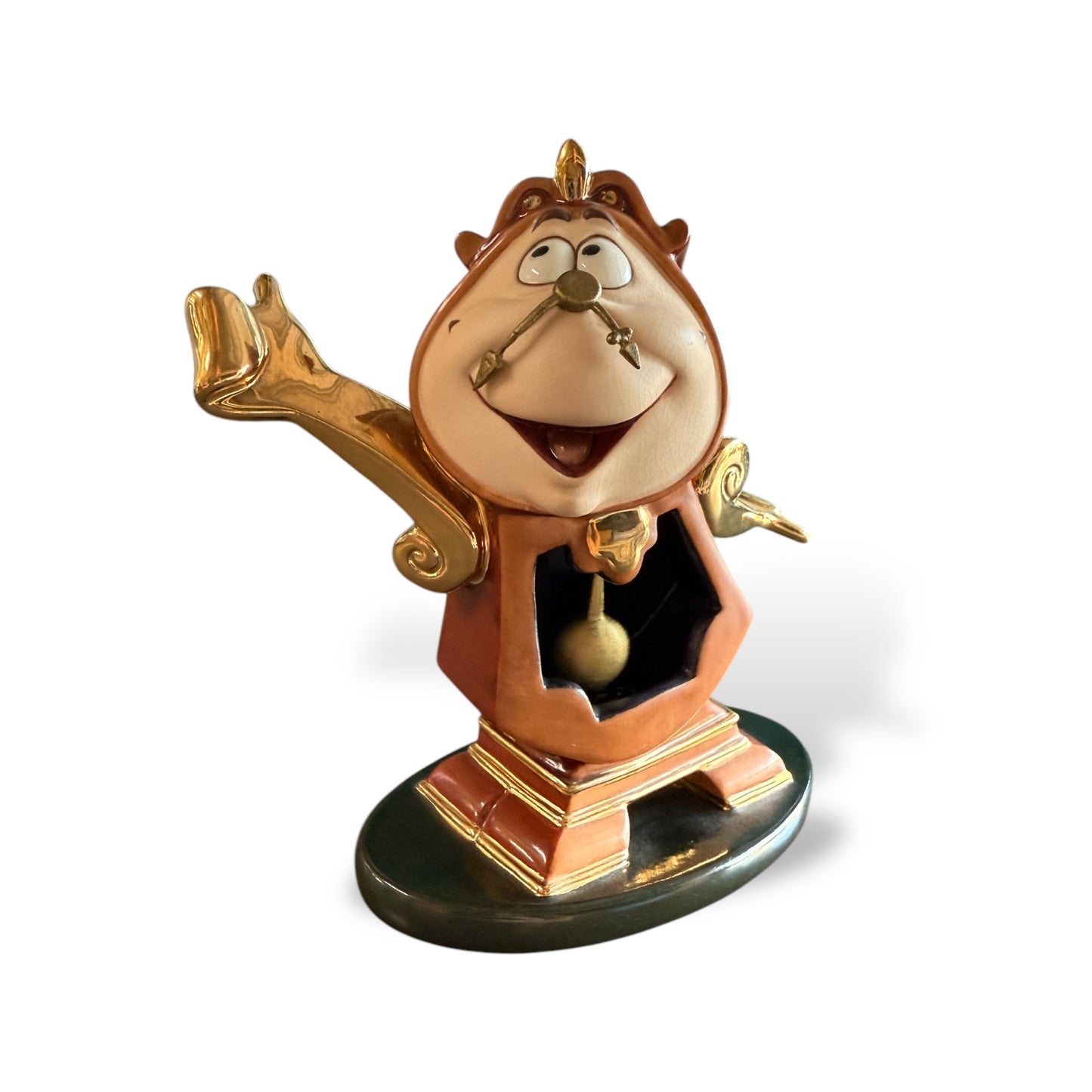 Walt Disney Classics Collection Just in Time Cogsworth Figurine