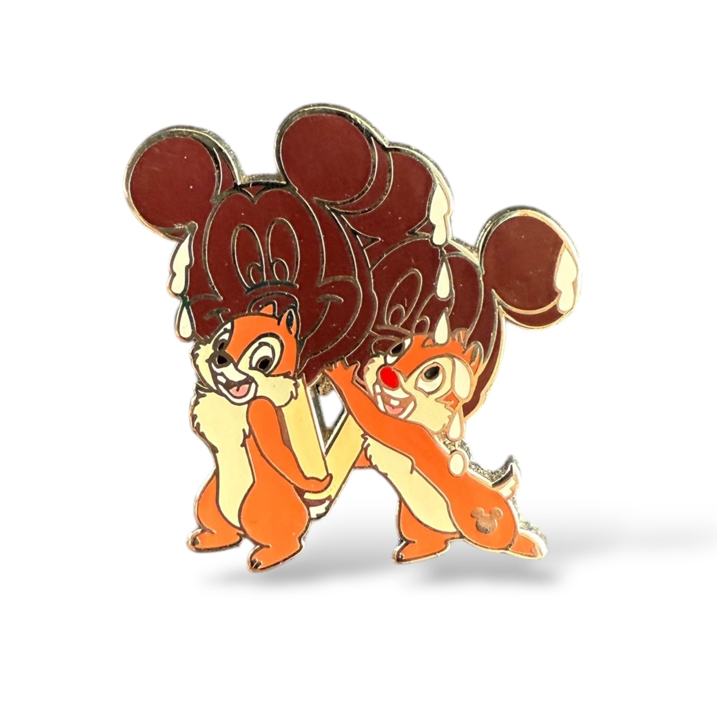 Cast Lanyard Chip n' Dale Foods Mickey Ice Cream Bar Hidden Mickey Pin