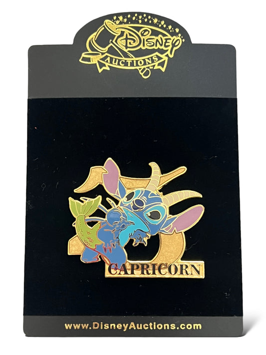 Disney Auctions Stitch Zodiac Capricorn Pin