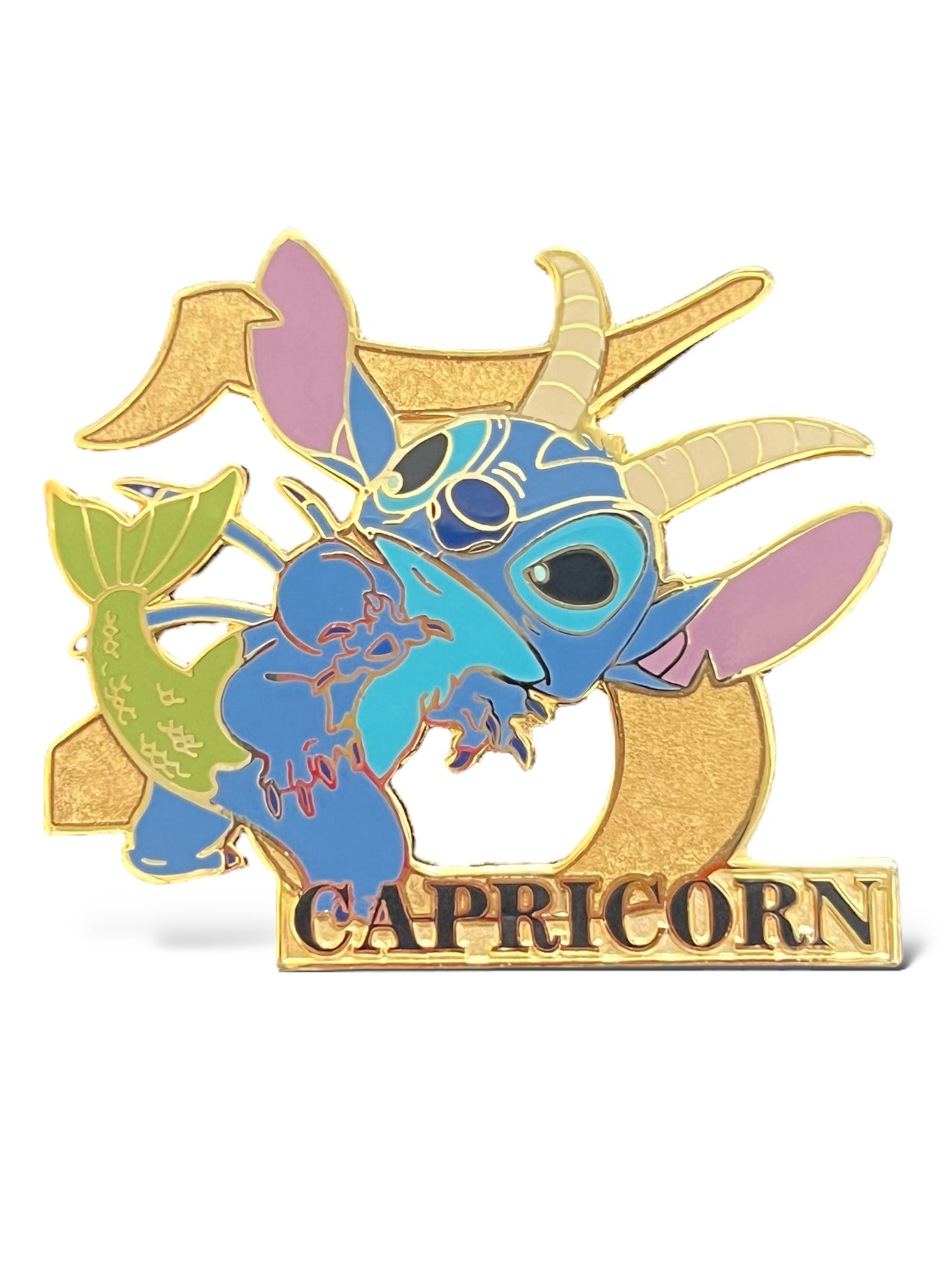 Disney Auctions Stitch Zodiac Capricorn Pin
