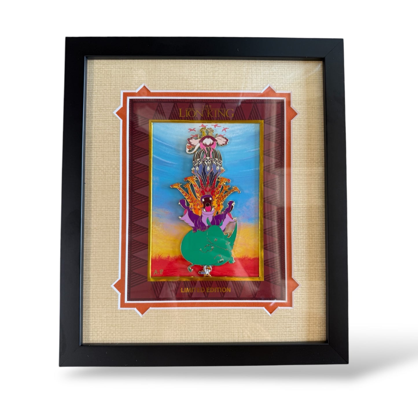 Artist Proof WDI 30th Anniversary The Lion King Jumbo Pin