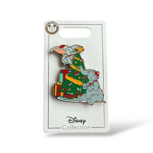 Disney Parks Dumbo and Mrs. Jumbo Holiday Pin