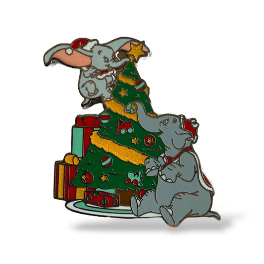 Disney Parks Dumbo and Mrs. Jumbo Holiday Pin
