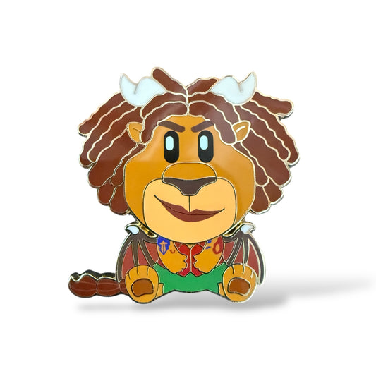 WDI aDorbs! Onward Corey the Manticore Pin