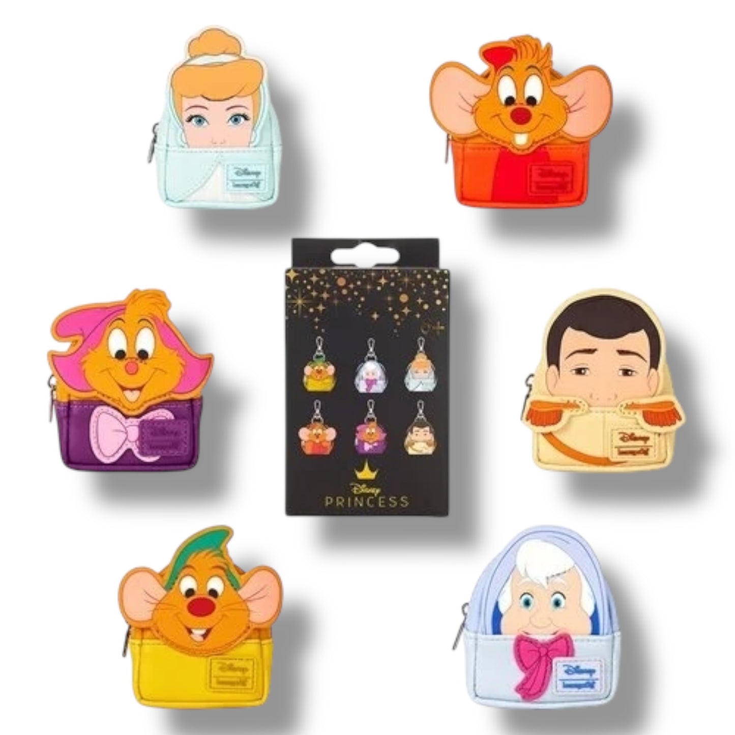 Cinderella 75th Anniversary Mystery Box Mini-Backpacks Bag Charm