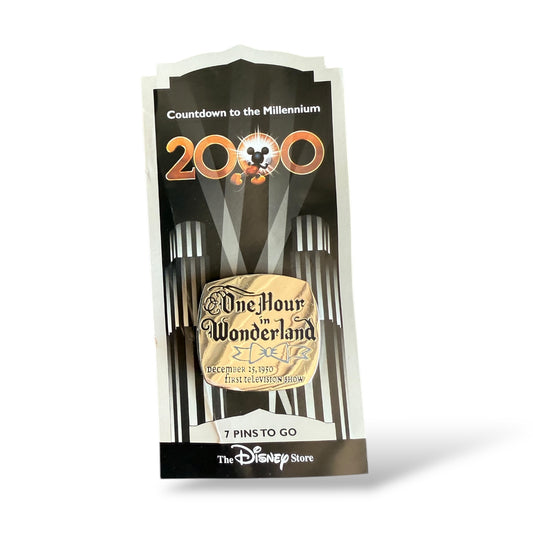 Disney Store Countdown To The Millennium One Hour in Wonderland 1950 Pin