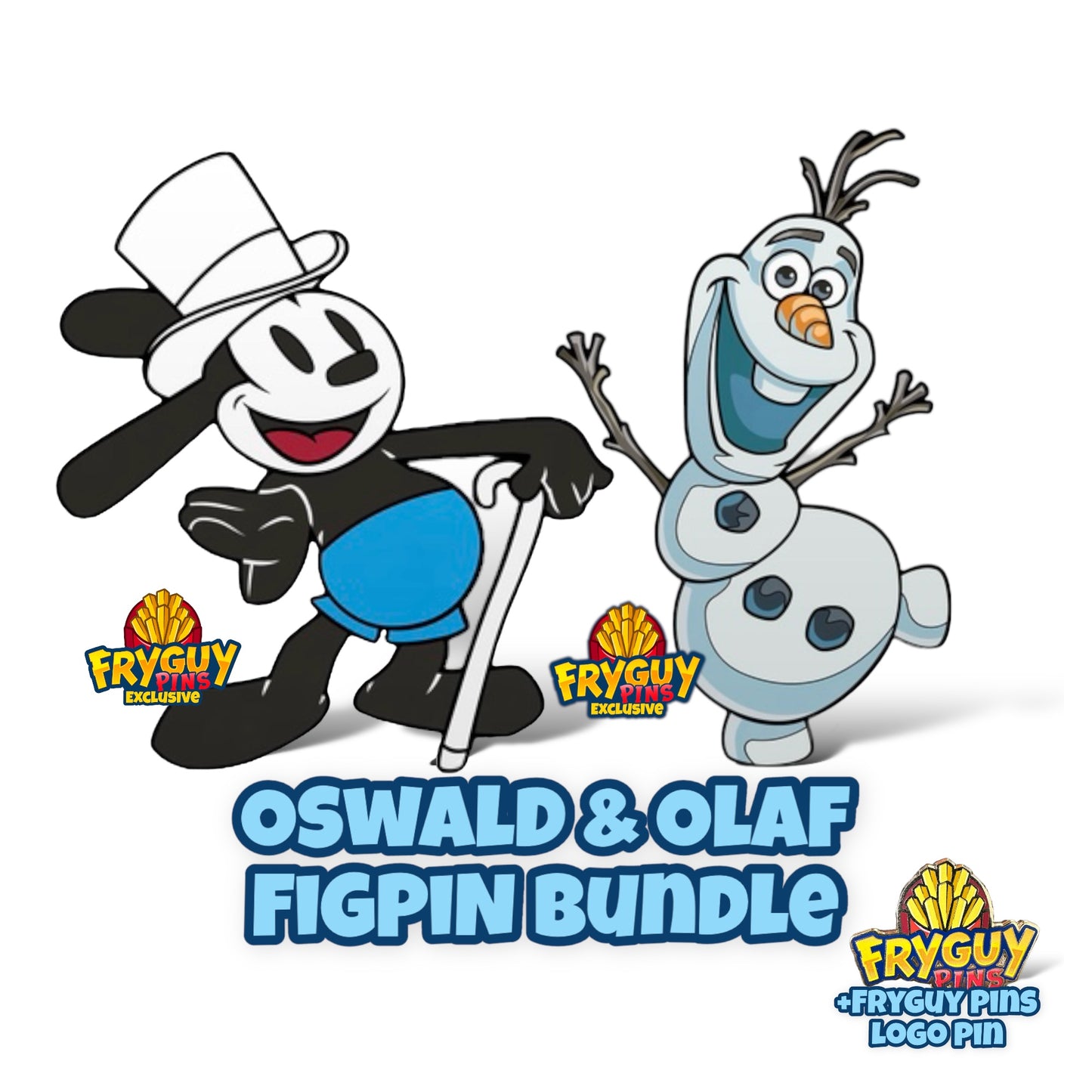 Oswald (1484) & Olaf (1482) FiGPiN Bundle