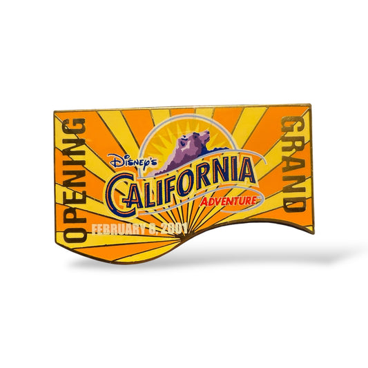 DEC Cast Grand Opening Disney's California Adventure Top Half Pin