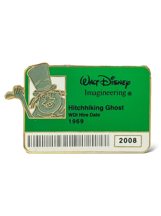 WDI Identification Badge Hitchhiking Ghost Phineas Pin
