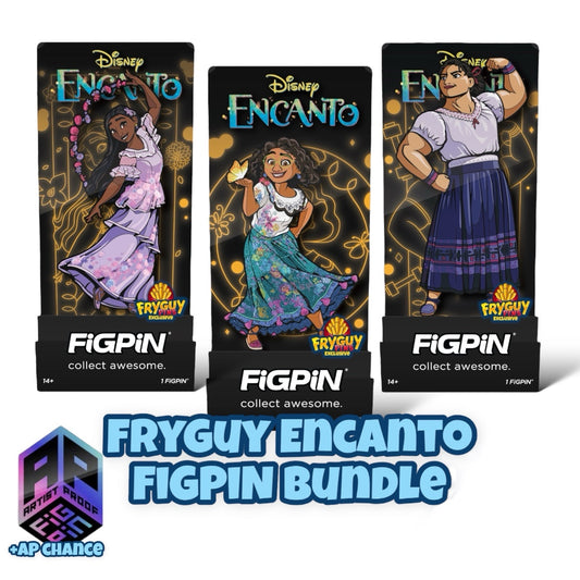 FryGuy Exclusive Encanto Bundle - Glitter Mirabel (1630), Luisa (1611), and Isabela (1612)