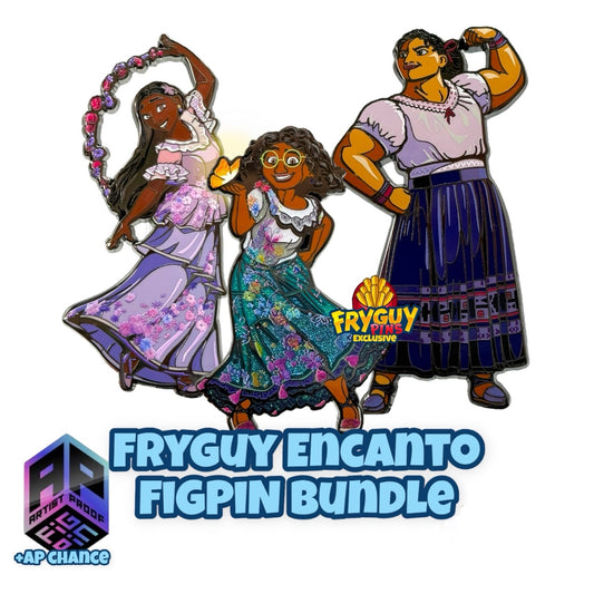 FryGuy Exclusive Encanto Bundle - Glitter Mirabel (1630), Luisa (1611), and Isabela (1612)