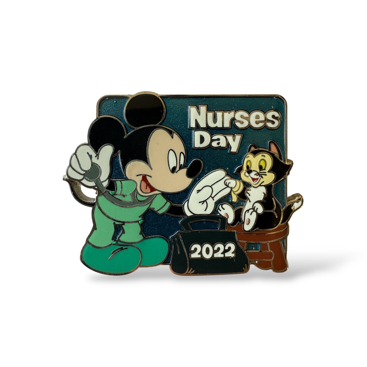 Disney Parks Nurses Day 2022 Mickey and Figaro Pin