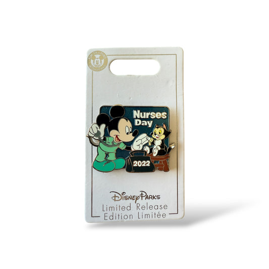 Disney Parks Nurses Day 2022 Mickey and Figaro Pin