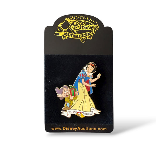 Disney Auctions Happy Holidays Snow White Pin