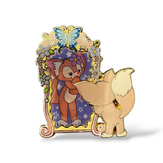 SDR Funhouse Mirrors Mystery LinaBell Lenticular Pin