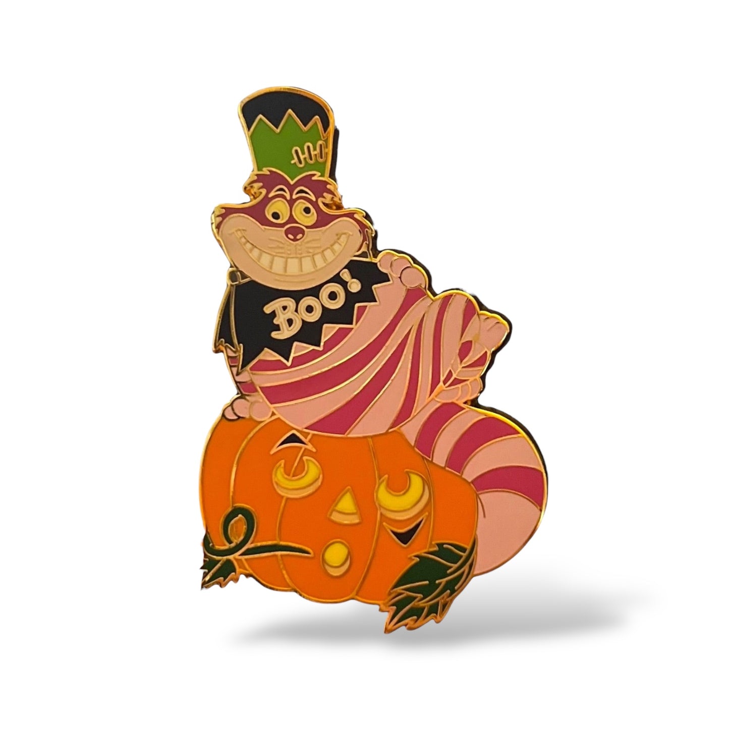 Disney Shopping Jack O'Lantern World of Disney Cheshire Cat Pin