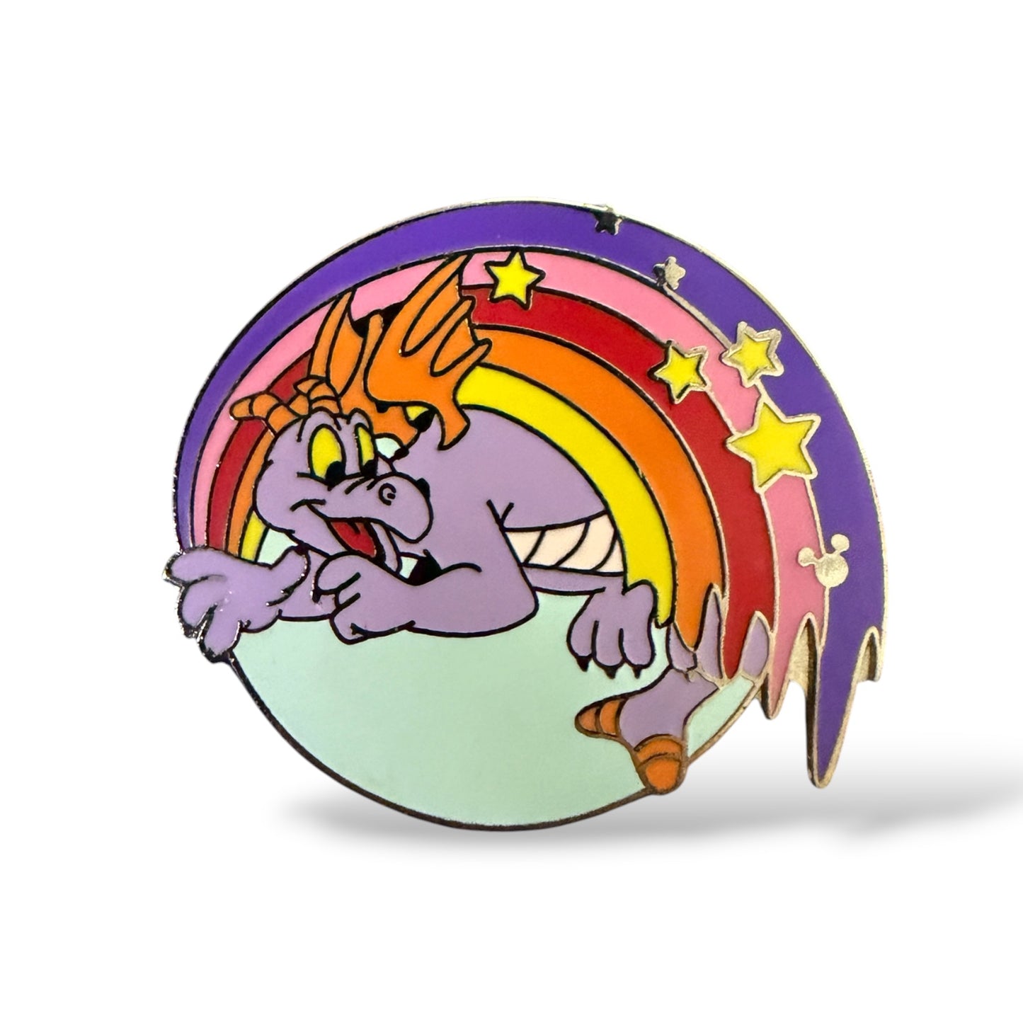 Cast Lanyard Figment Rainbows Rainbow 2 Hidden Mickey Pin