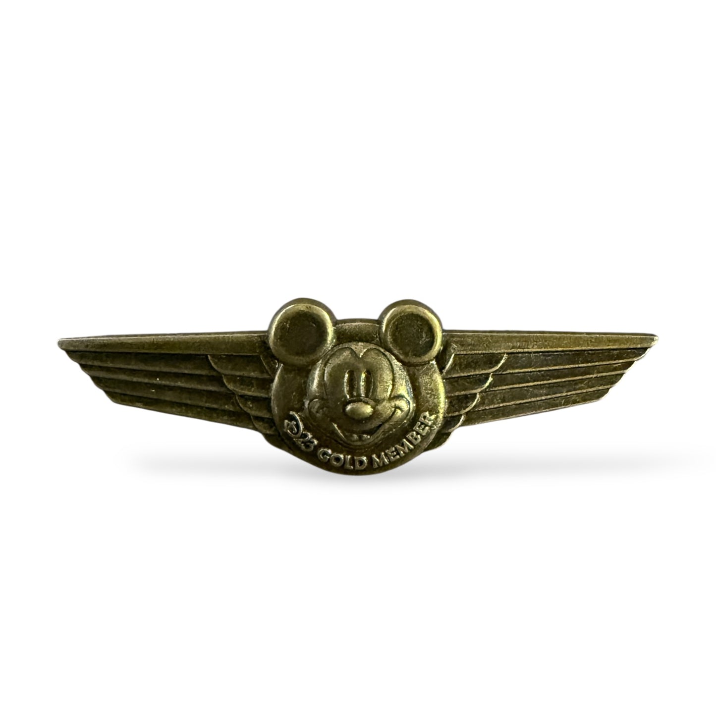D23 Mickey Aviator Wings Gold Member Pin