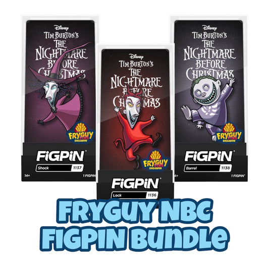 NBC Lock, Shock, & Barrel FiGPiN – FryGuy Pins Exclusive