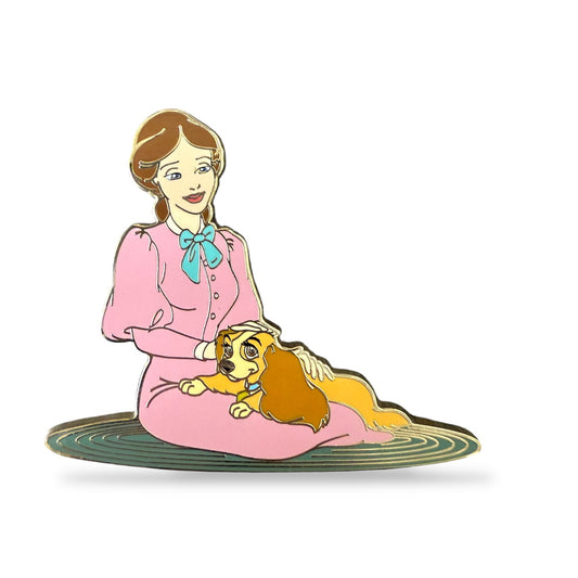 WDI Heroines with Dogs Darling and Lady Pin