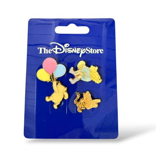JDS Minis Pooh, Tigger and Christopher Robin Pin Set