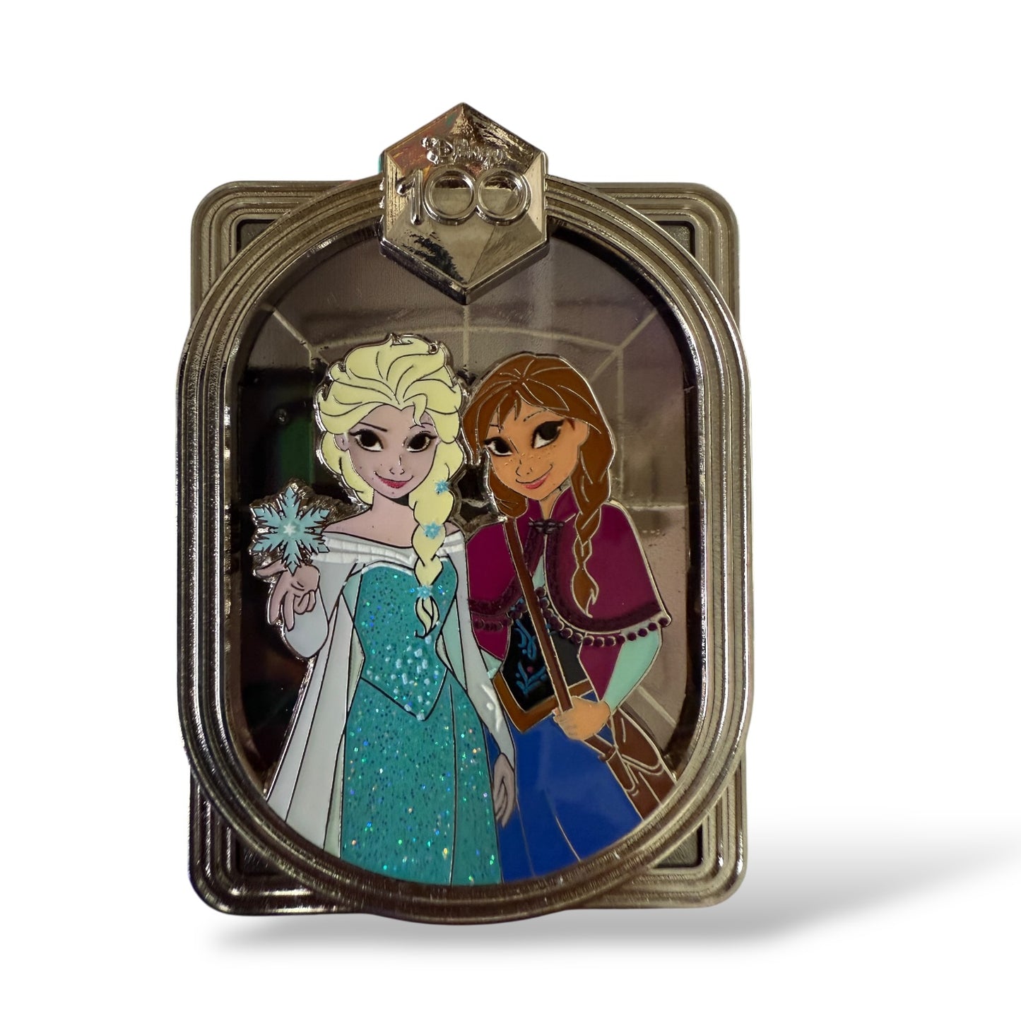 DEC Disney 100 Elsa and Anna Pin